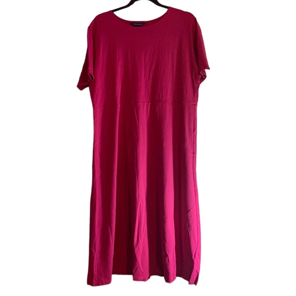 Travelsmith dress hot pink cl